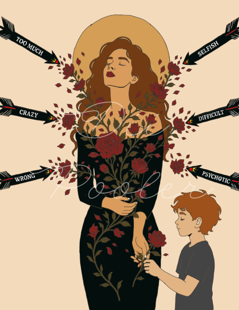 Illustration created by Dii Pooler called “The Bouquet”