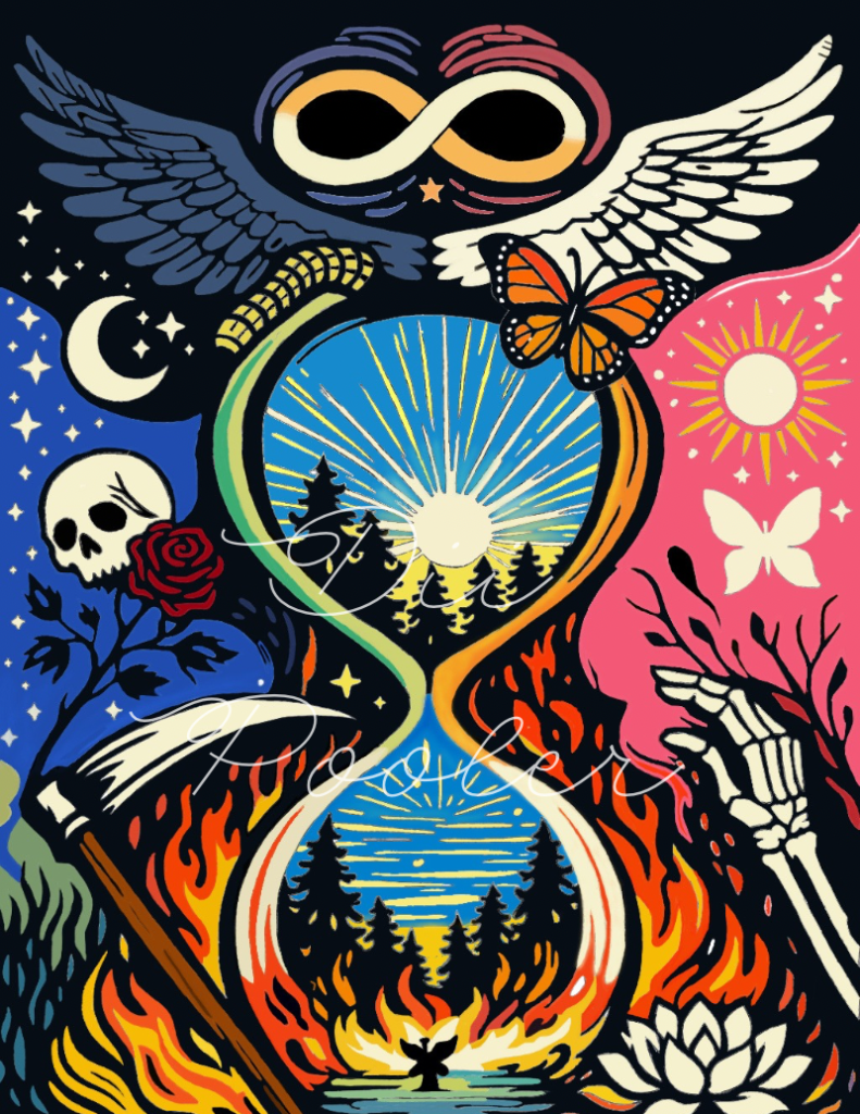 Image Illustrated by Dii Pooler titled “Life & Death”.
